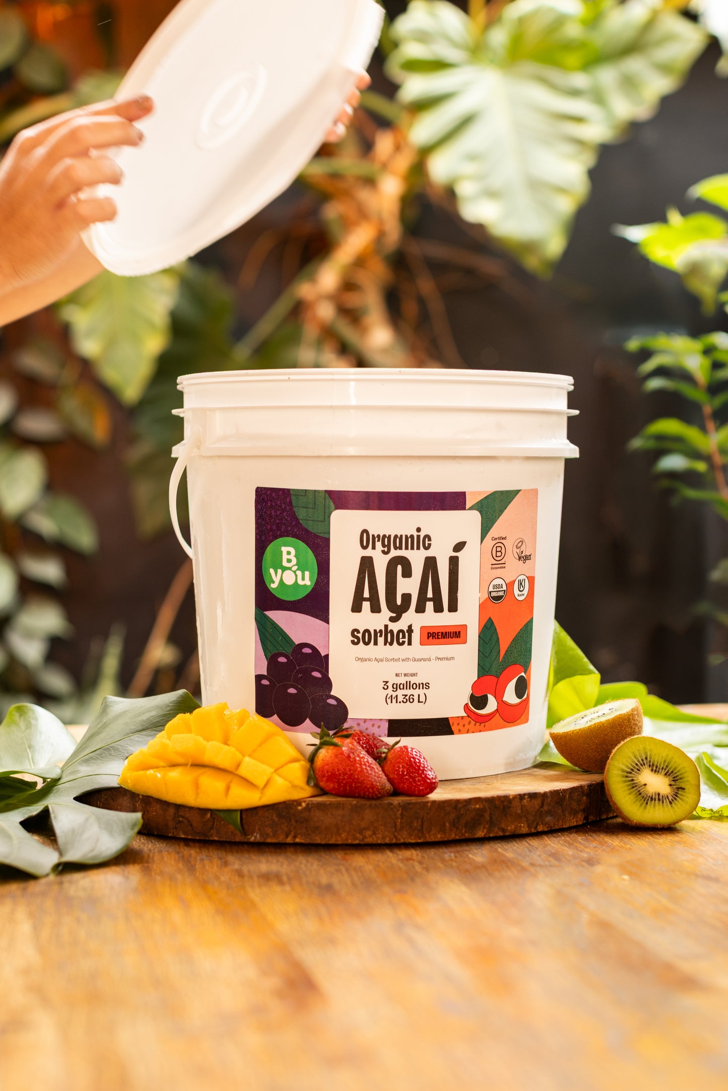 3.6L Organic Açai Sorbet